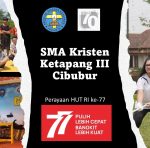 Kegiatan Lomba HUT RI ke-77 di SMA Kristen Ketapang III Cibubur Tahun Pelajaran 2022-2023
